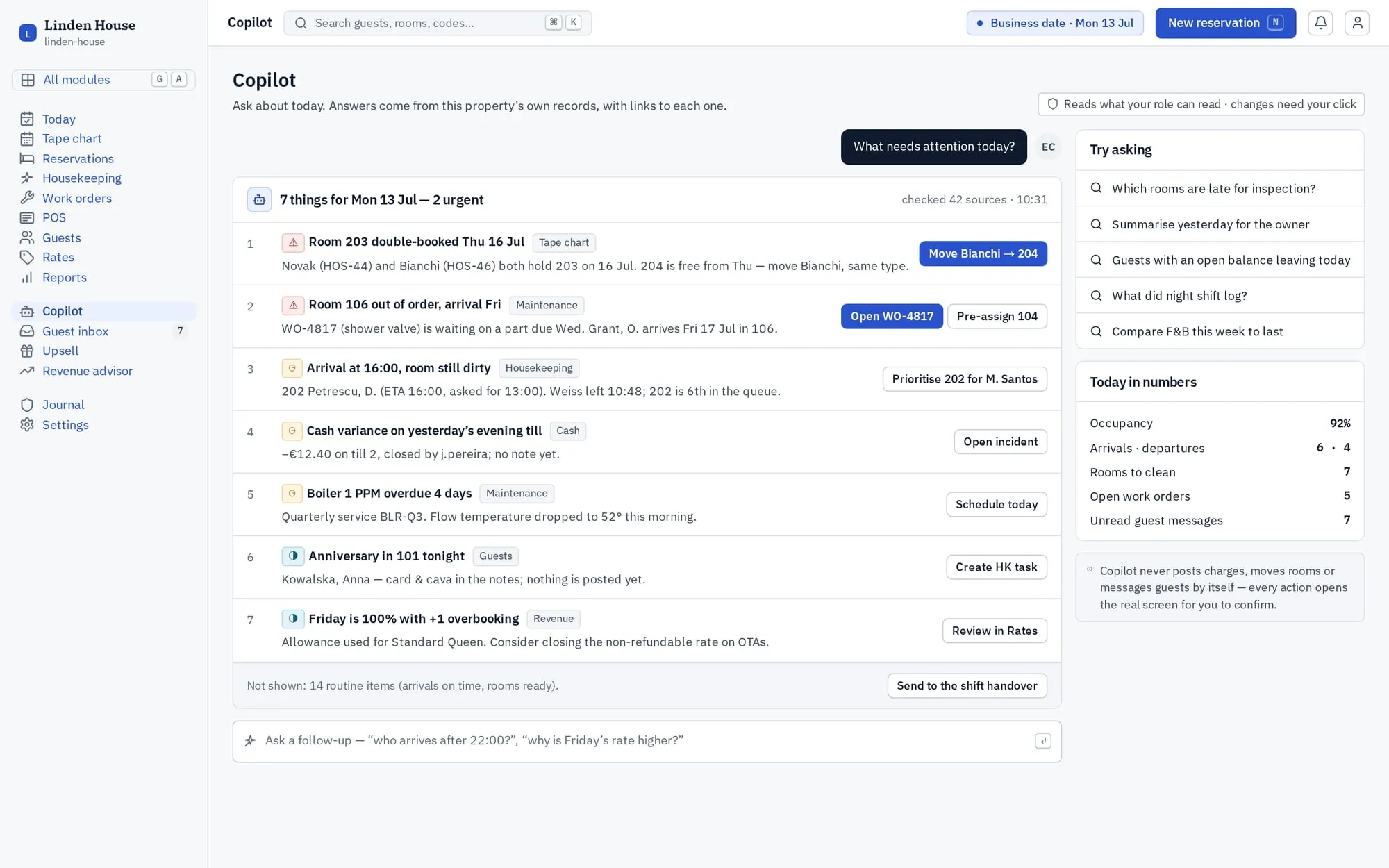 AI assistant in Tea & Key