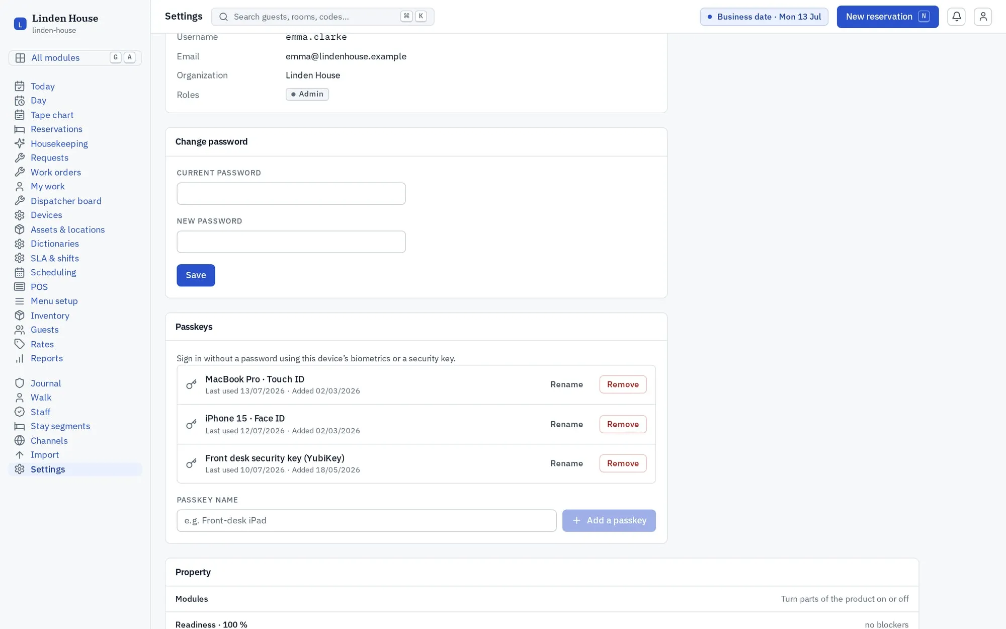 Security: Sign-in without passwords